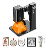 SL2 10W Diode Laser Engraver Machine, Only 1.76 lbs, 4000mm/s Lightning Speed, Ultra HD Handheld Portable Laser Engraving Machine for Wood, Leather, Acrylic, Glass, Coated Metal(with Roller)