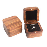 Wooden jewelry box with velvet interior for Sielux SL2 engraving customization