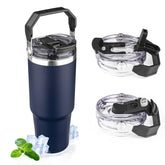 30oz Stainless Steel Coffee Tumbler - Double Wall Vacuum Insulated, Leak-Proof Travel Mug