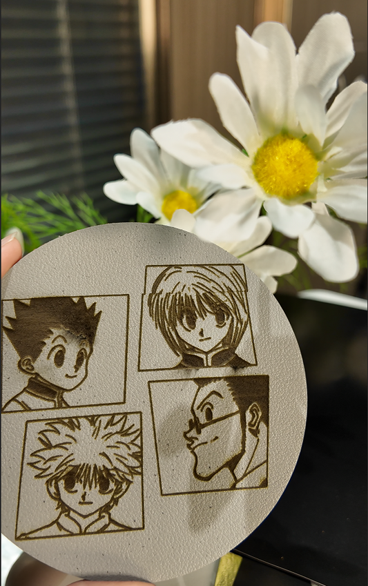 How to Create a Hunter x Hunter Anime Coaster with the SIELUX SL2 Laser Engraver