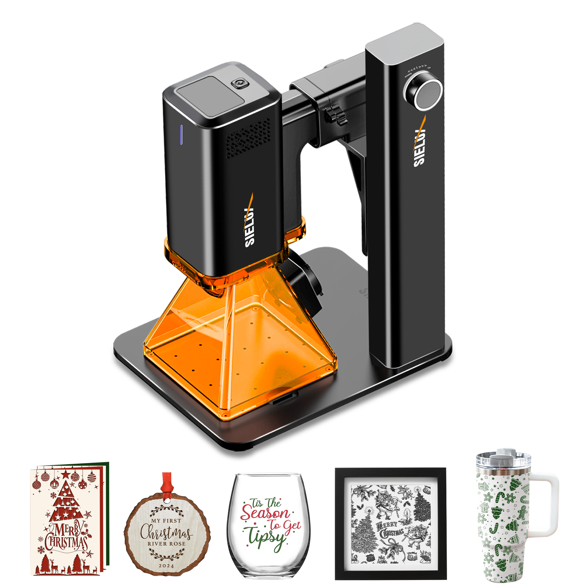 LASERUSH 9V （SL2） Sielux SL2 AI Laser Engraver | Handheld & Desktop 2-in-1 | 10W Power