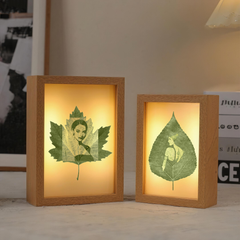 Sielux SL2 laser-engraved leaf artwork with intricate details