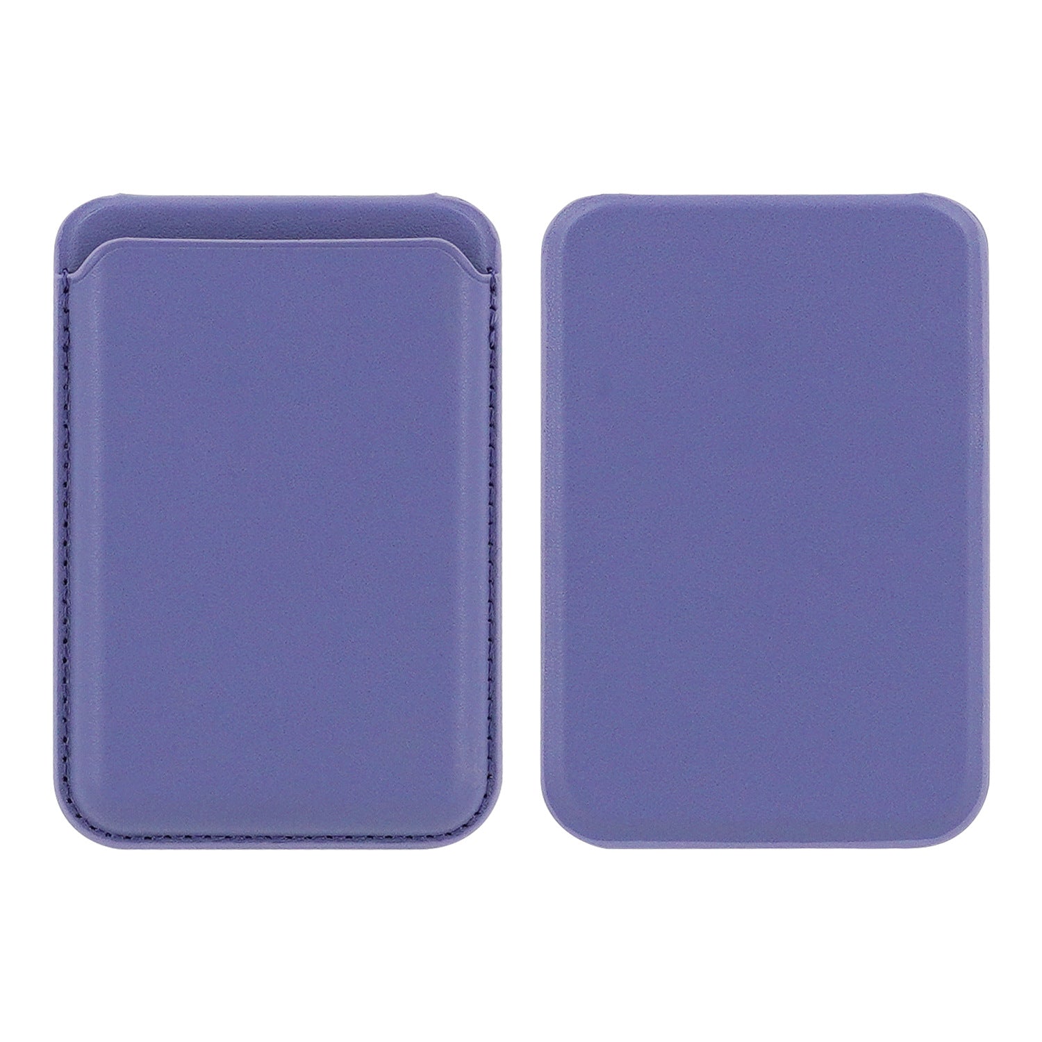Soft ​lavender purple magnetic card wallet