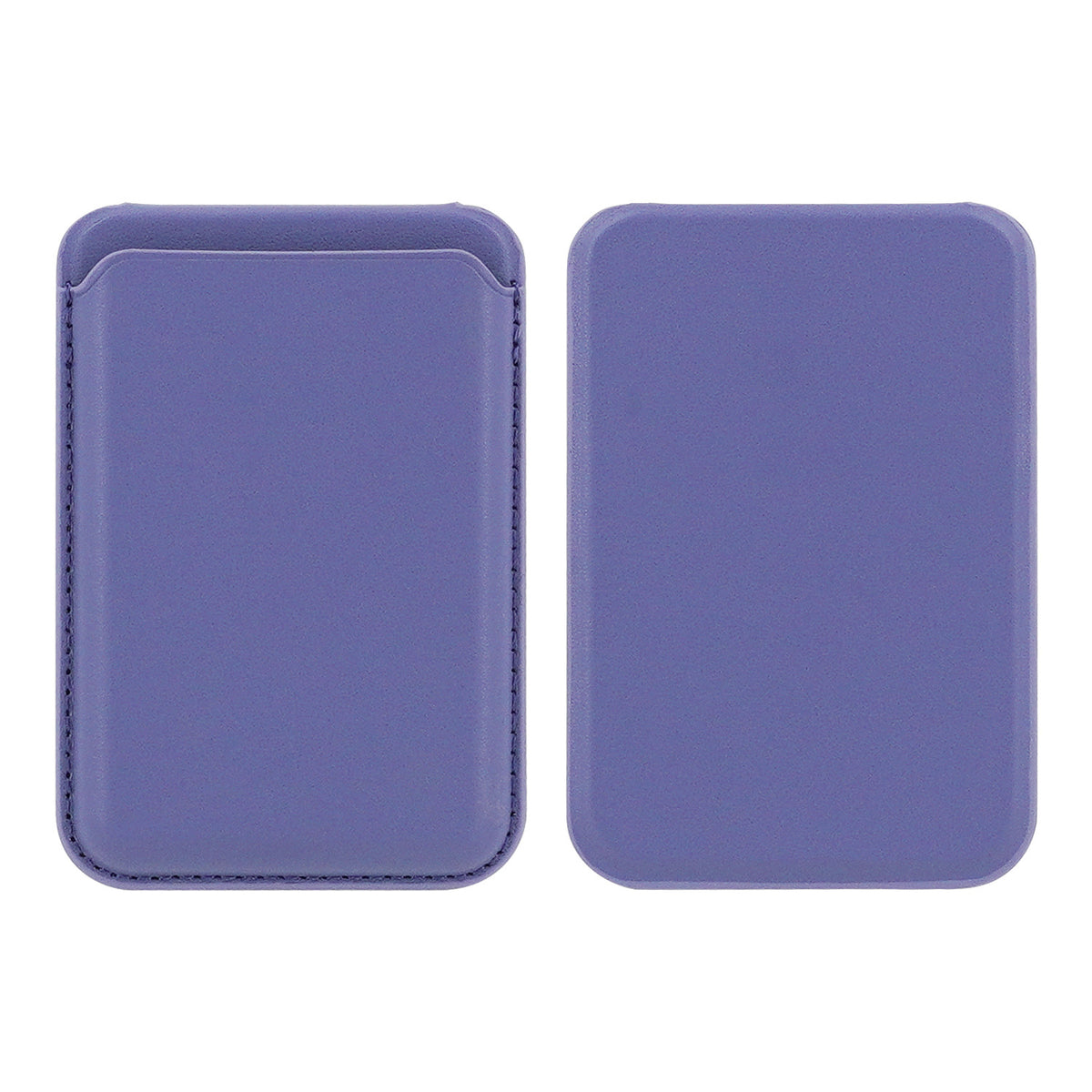Soft ​lavender purple magnetic card wallet